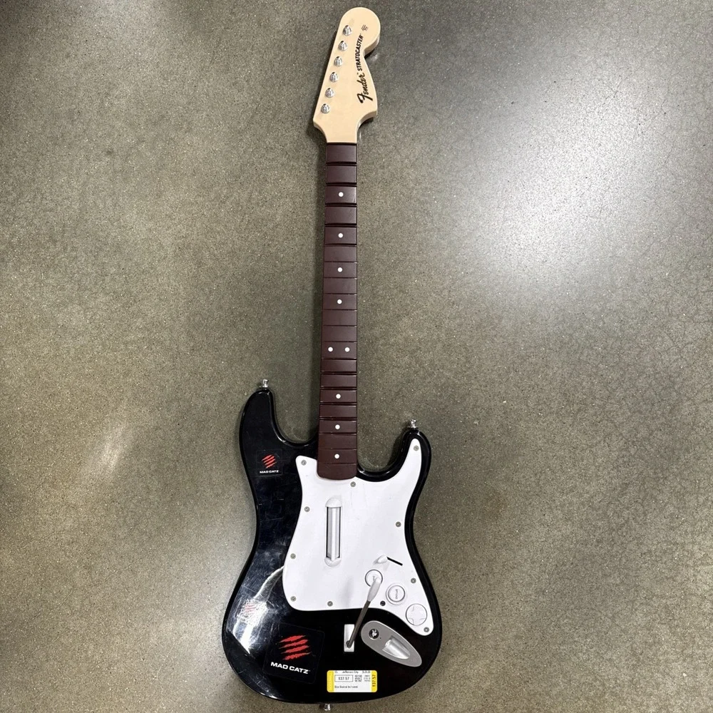 Rock Band 4 PS5 PS4 Wireless Fender Stratocaster Guitar Controller 91261 TESTED!